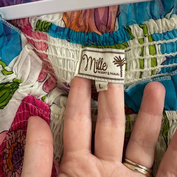 Mille Kiki Floral Print Off the Shoulder Minidress - Picture 4 of 8